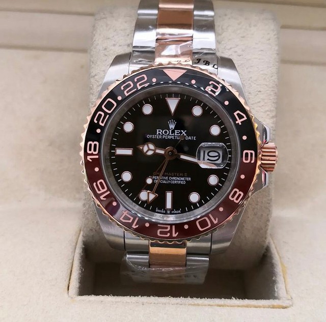 Relógio Rolex GMT Master 2 Rose Gold Novo