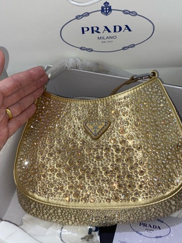 glitter prada bolsa