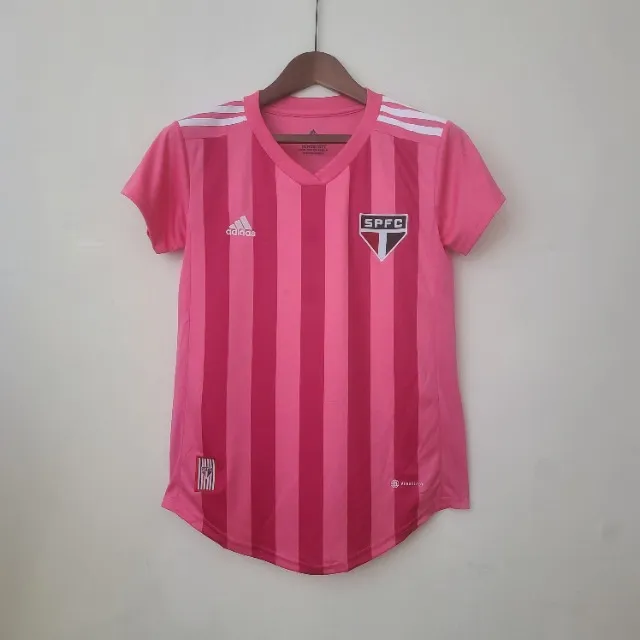 Camisa São Paulo Feminina Edição Rosa 22/23