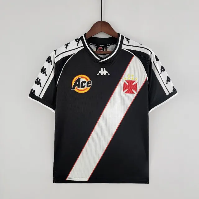 Camisa Vasco Retrô Preta 2000