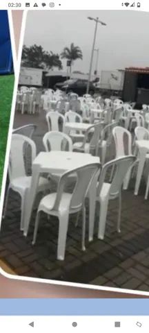 Aluguel de mesas e cadeiras para seu evento