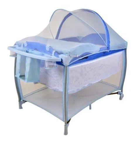 Berço e chiqueirinho portátil New Aconchego Burigotto