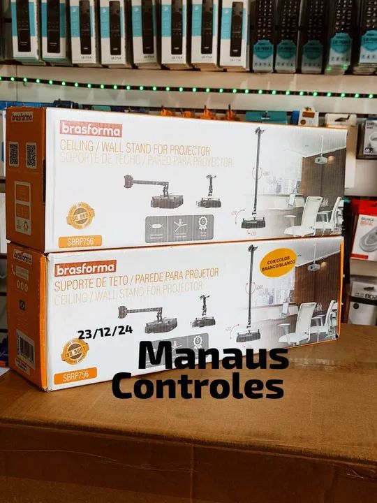 Suporte de Teto / Parede para Projetor Brasforma