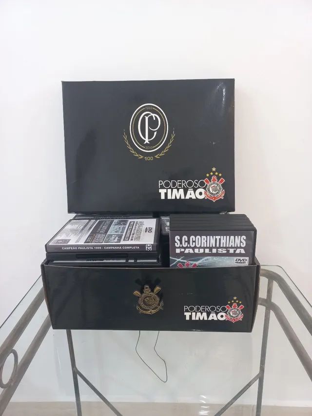COLEÇÃO 35 DVD'S CORINTHIANS JOGOS HISTÓRICOS 