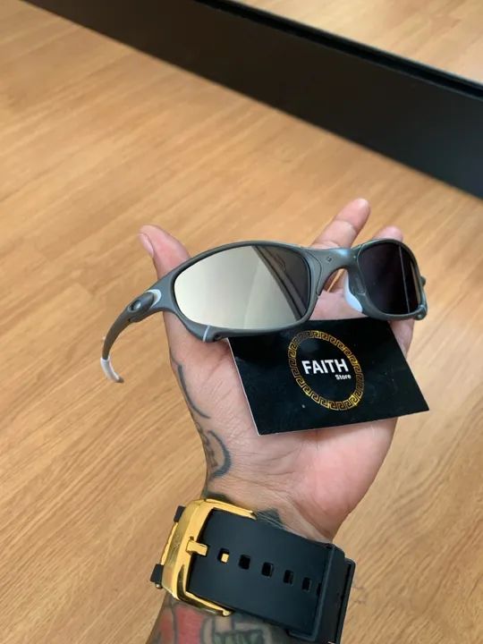 Óculos de Sol Oakley - Gold - Foto 4