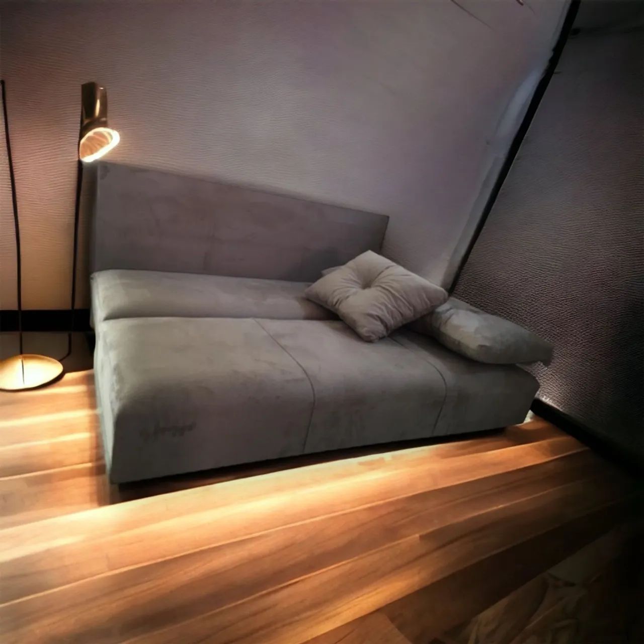 SOFÁ CAMA MUITO PRÁTICO DE 3 LUGARES E 1 CAMA CASAL NOVOS  - Foto 3