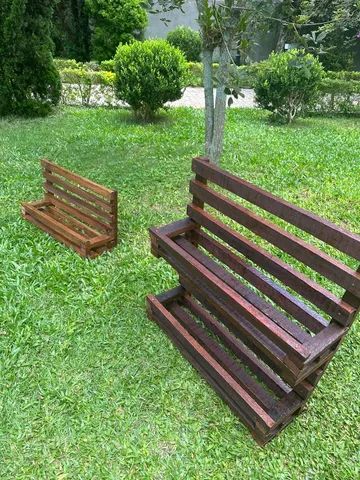 jardim vertical em madeira parede com 1 cachepô - Foto 3