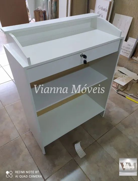 Balcão Caixa + 4 Balcões Vitrine - NOVO - Foto 2