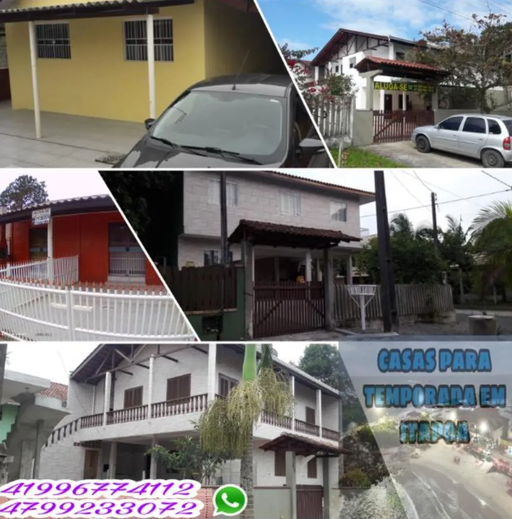 Casas para Temporada em Praia Linda!