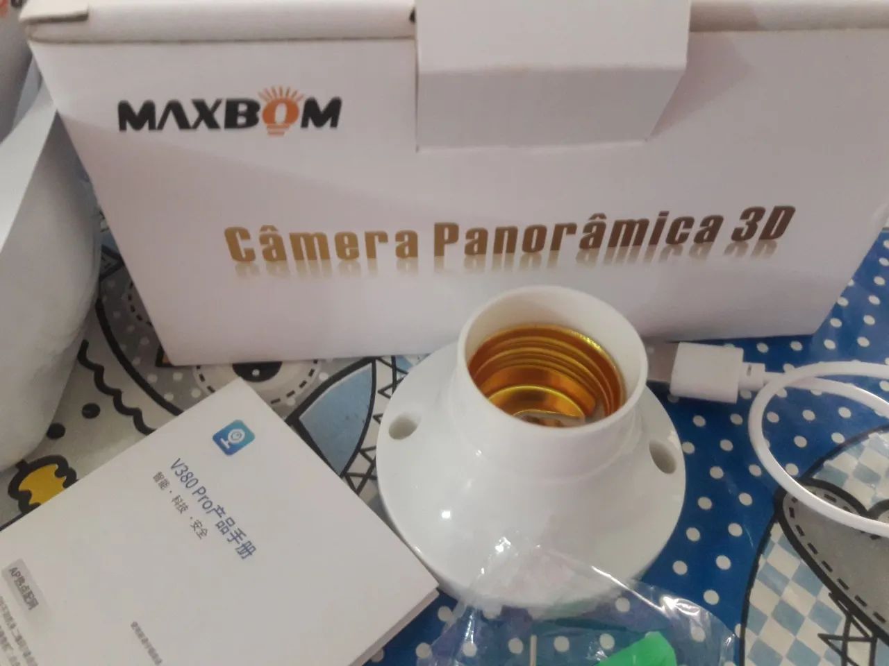 Câmera Panorâmica 3D Maxbom - Segurança e qualidade