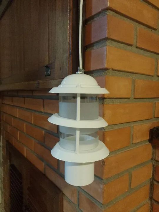 Lustre de Teto Branco com 3 Níveis - Foto 3