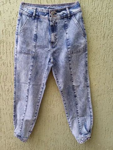 Kit duas Calças Mom Jeans 1 calça Clochard - Foto 2