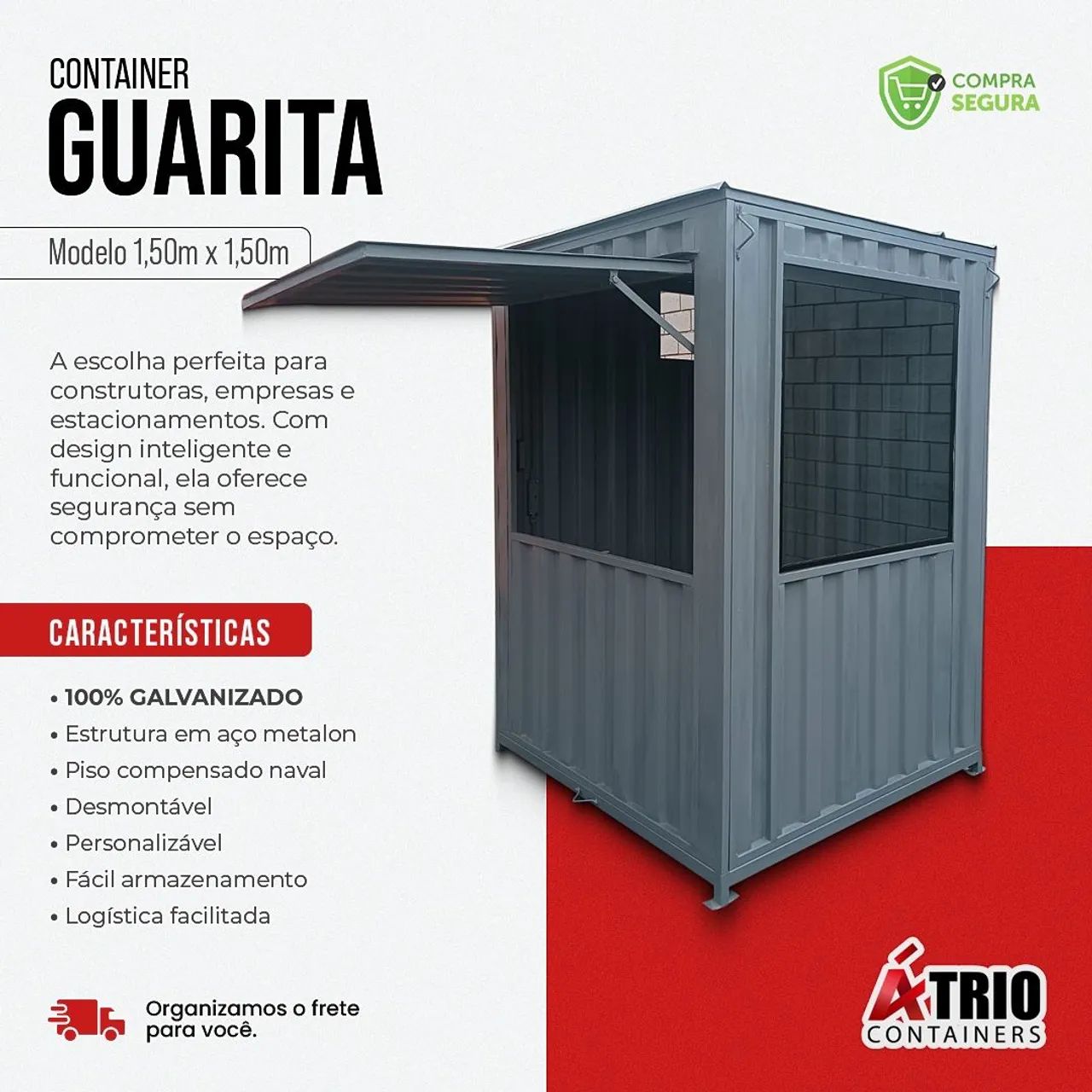 Container para montar locadora desmontável  - Foto 4