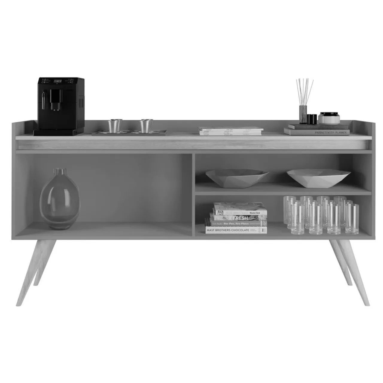 BUFFET PÉS EM MADEIRA ESTILO RETRÔ!!! TOT36 - Foto 3