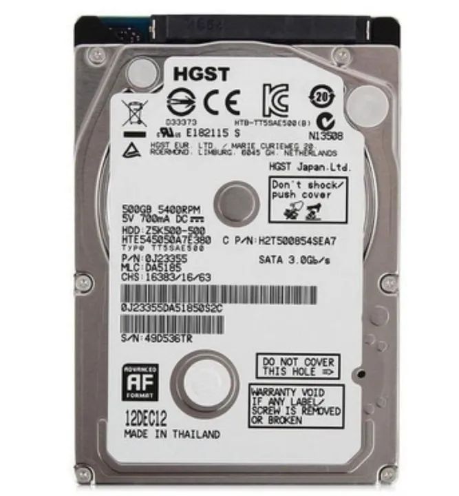 HD Interno HGST 500GB SATA 3.0Gb/s 5400RPM
