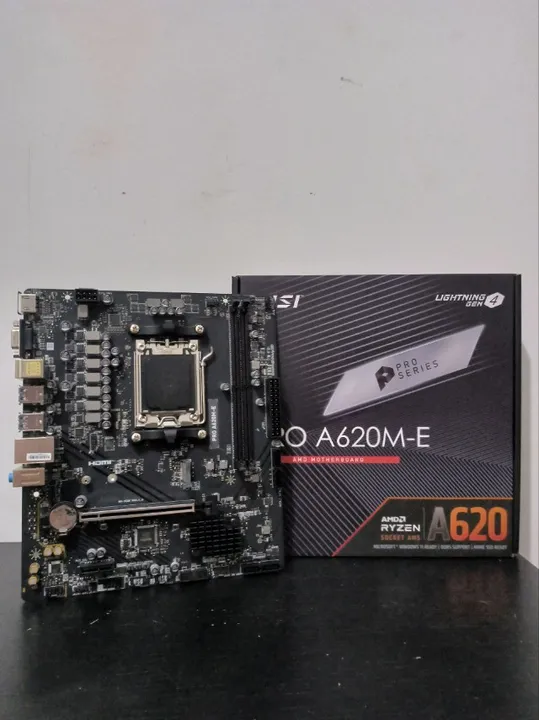 Placa mãe AM5 a620m MSI AMD Ddr5 NOVA(Lacrado)