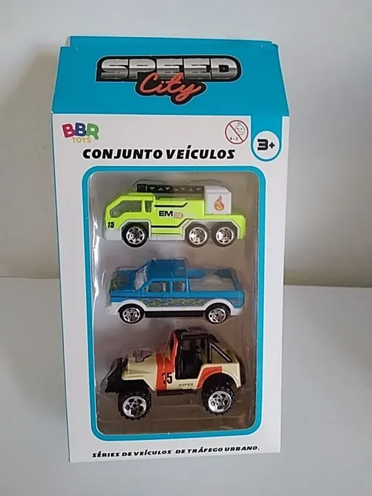KIt com 3 CARRINHOS BBR