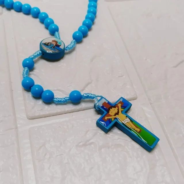 Terço Infantil  Color Azul