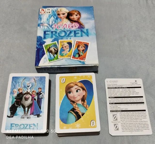 Jogo Uno Frozen 