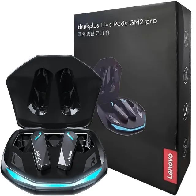 Lenovo Gm Pro Tws Gamer Bluetooth E Baixa Lat Ncia Fones De