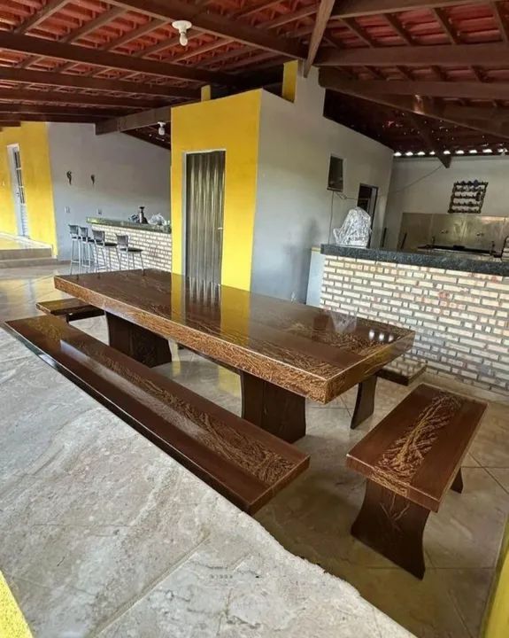 "Mesa de Jantar Elegante - Perfeita para Sua Sala!" - Foto 2