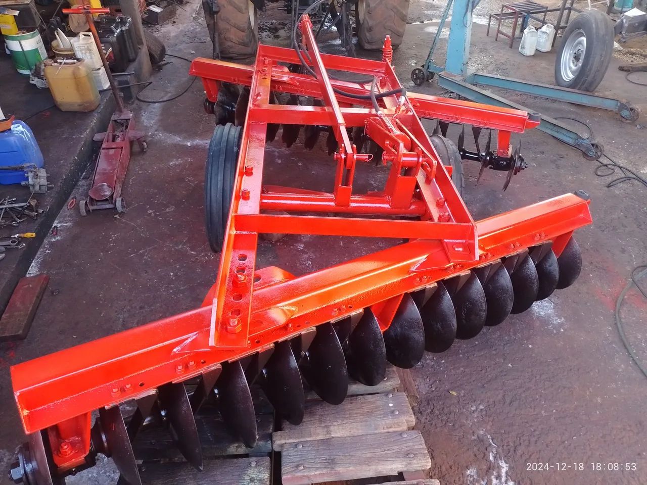 Grade de disco para trator