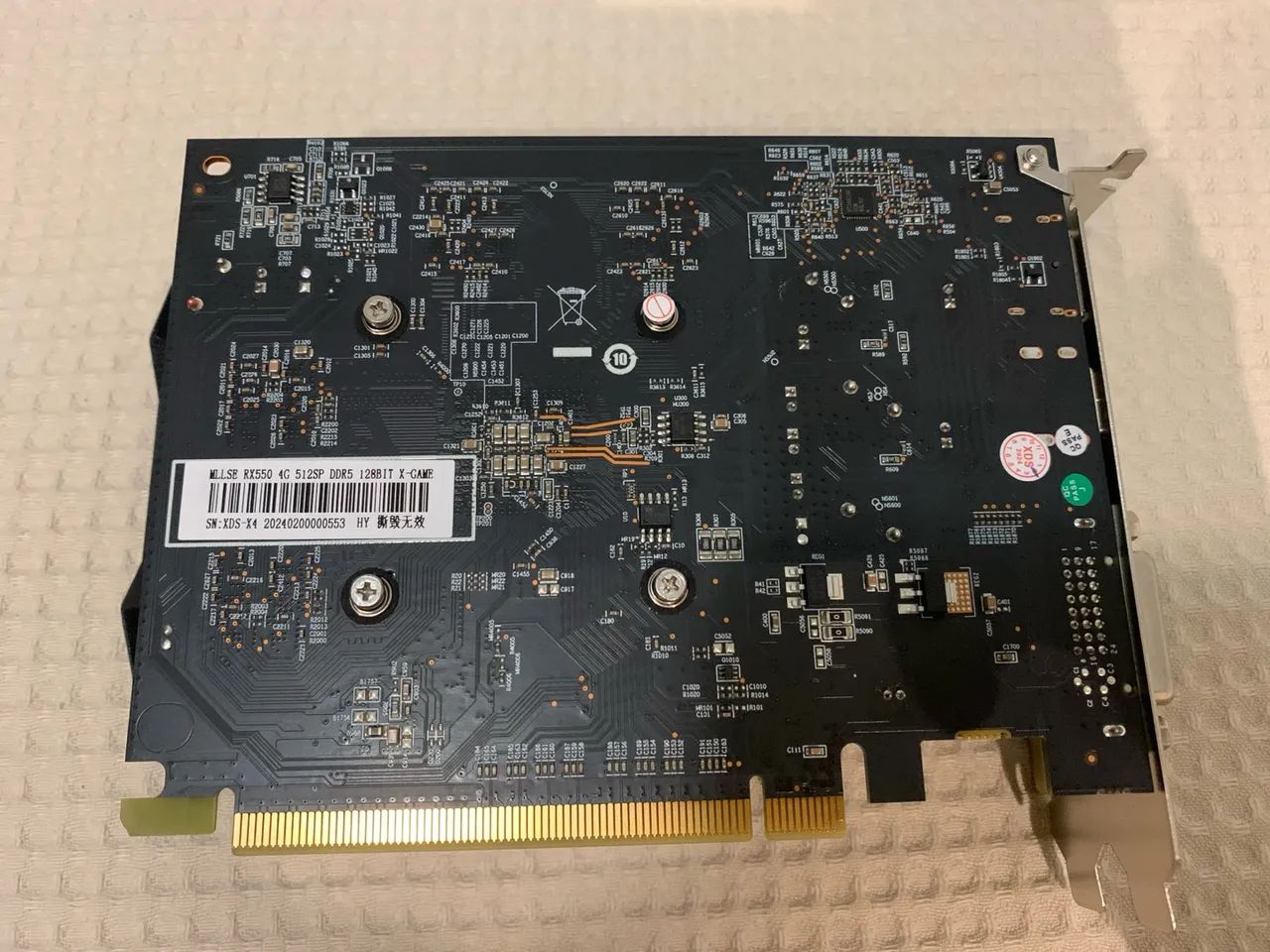 Placa de vídeo MLLSE AMD RX 550 4GB - Foto 2