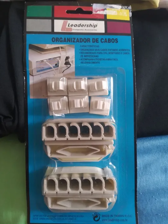 Organizadores de Cabos para Computador - NOVO