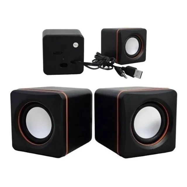Mini Caixa De Som Para Pc E Notebook Mini Speaker 2.0 - Foto 3