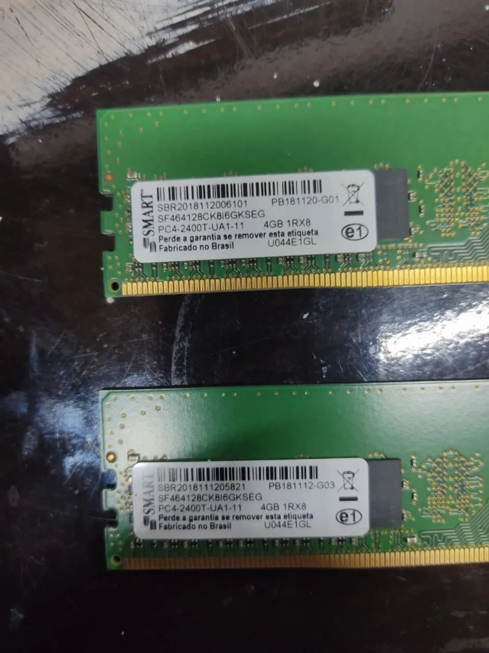 Pair of ddr4 4GB 1RX8 memory64319033747715121