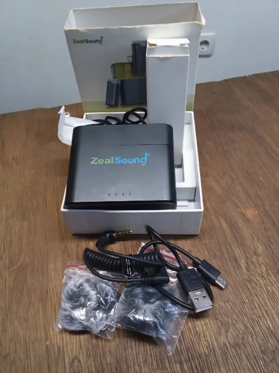 Microfone de Lapela Zealsound V7 Pro - Novo e Lacrado - Foto 3