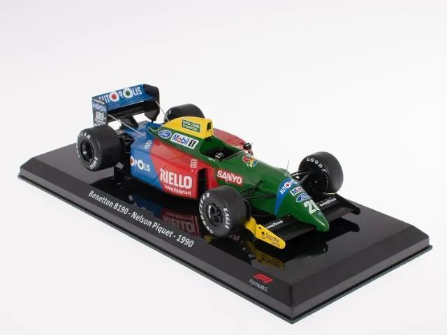 Miniatura F1 1/24 Benetton B190 1990 - Nelson Piquet - Nova