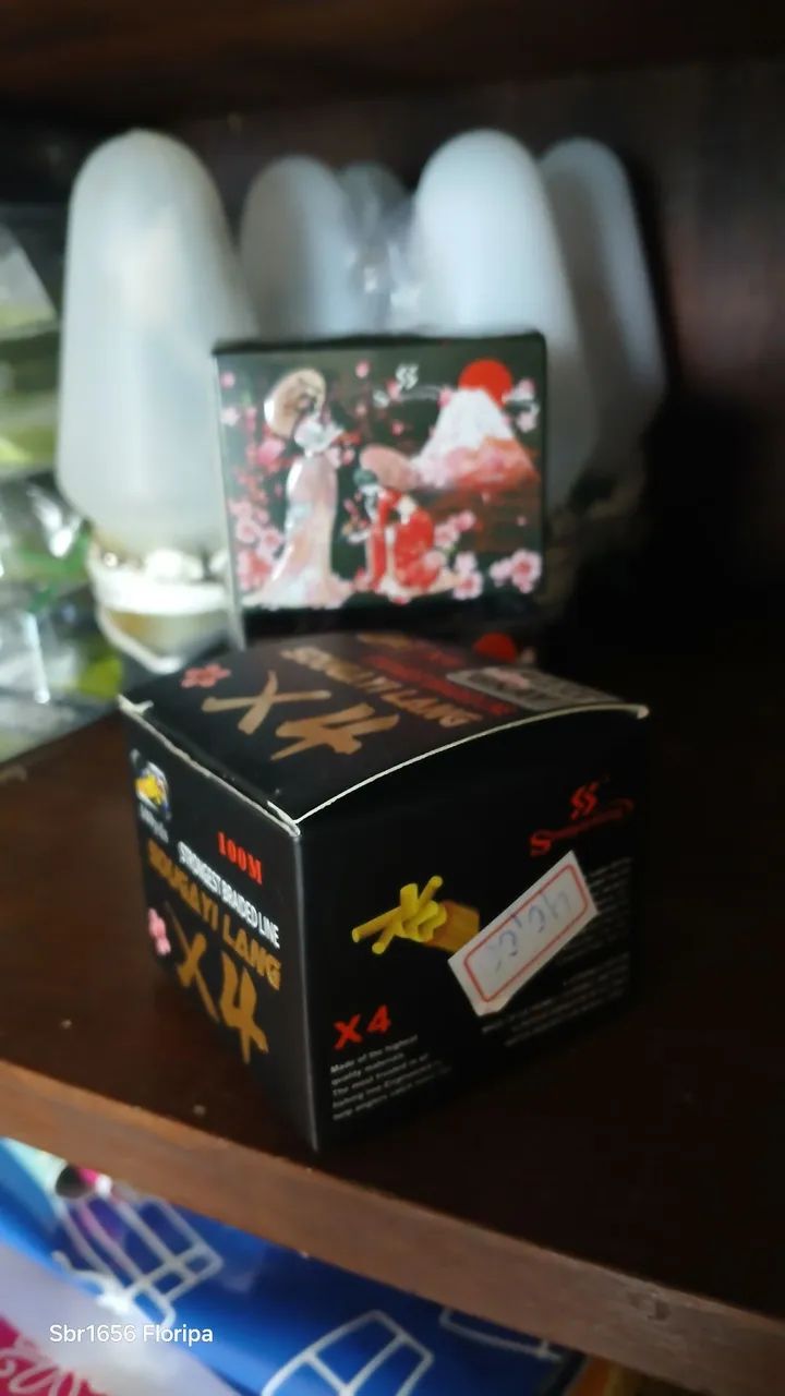Kit vara ,carretilha e linha multifilamento  - Foto 2