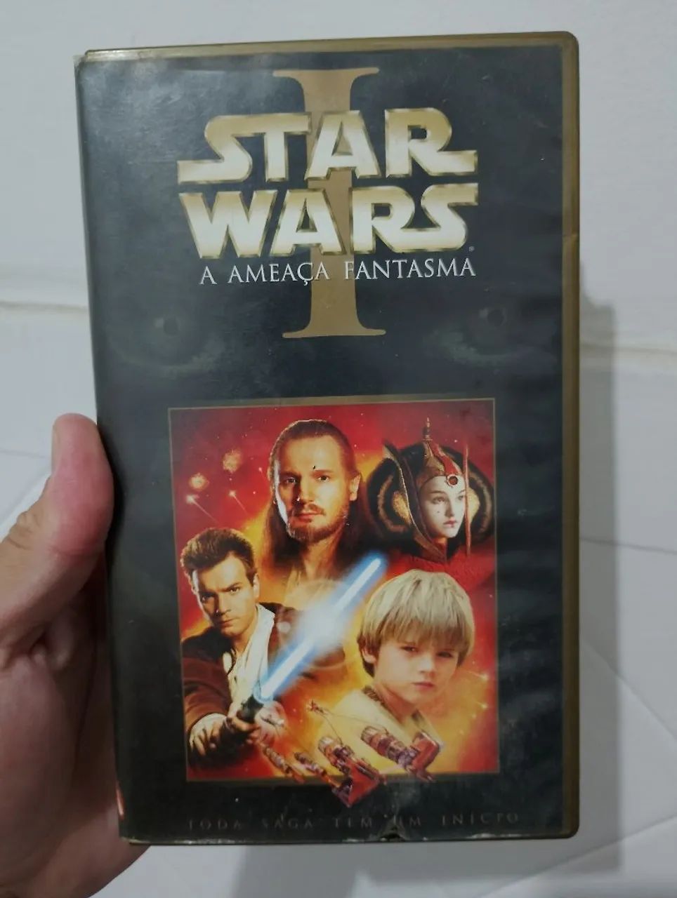 Fitas VHS StarWars 1 e 2