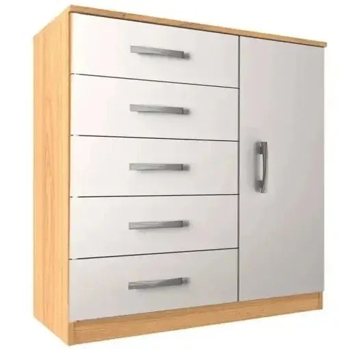 Cômoda Evidencia com Sapateira e 5 Gavetas, Frete Grátis, Pague apenas na Entrega! - Foto 2