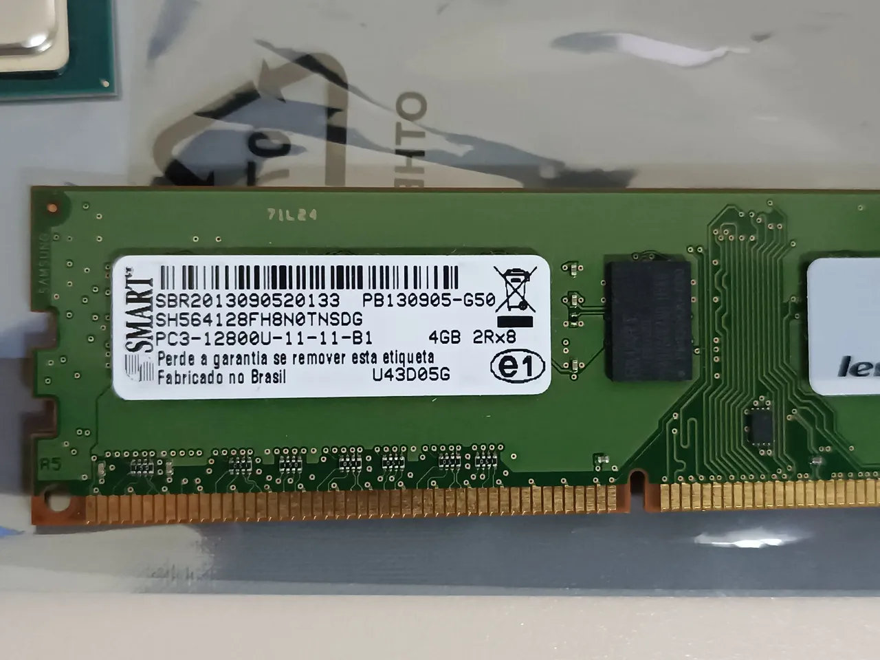 Memória RAM 4GB DDR3