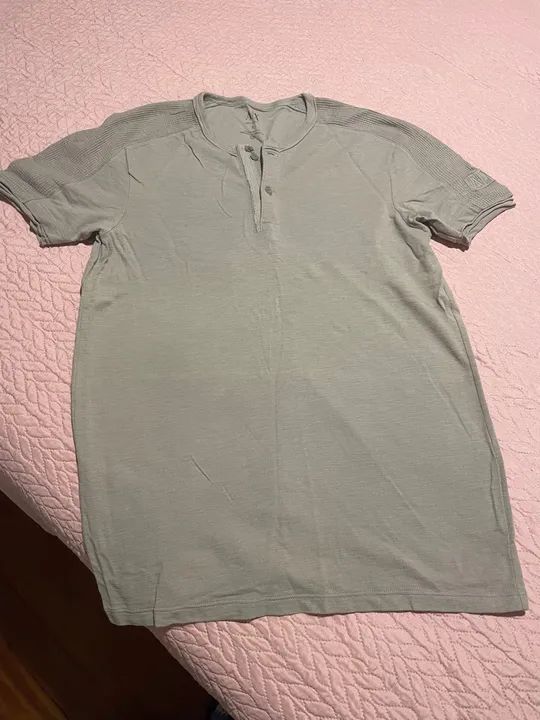 Camiseta Manga Curta Cinza Claro Armani Exchange