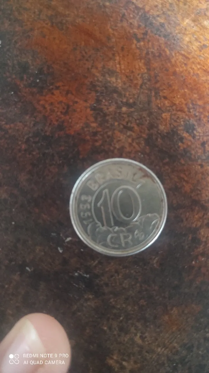 Brasil, 10 Cruzeiros Reais (Tamanduá) - 1993