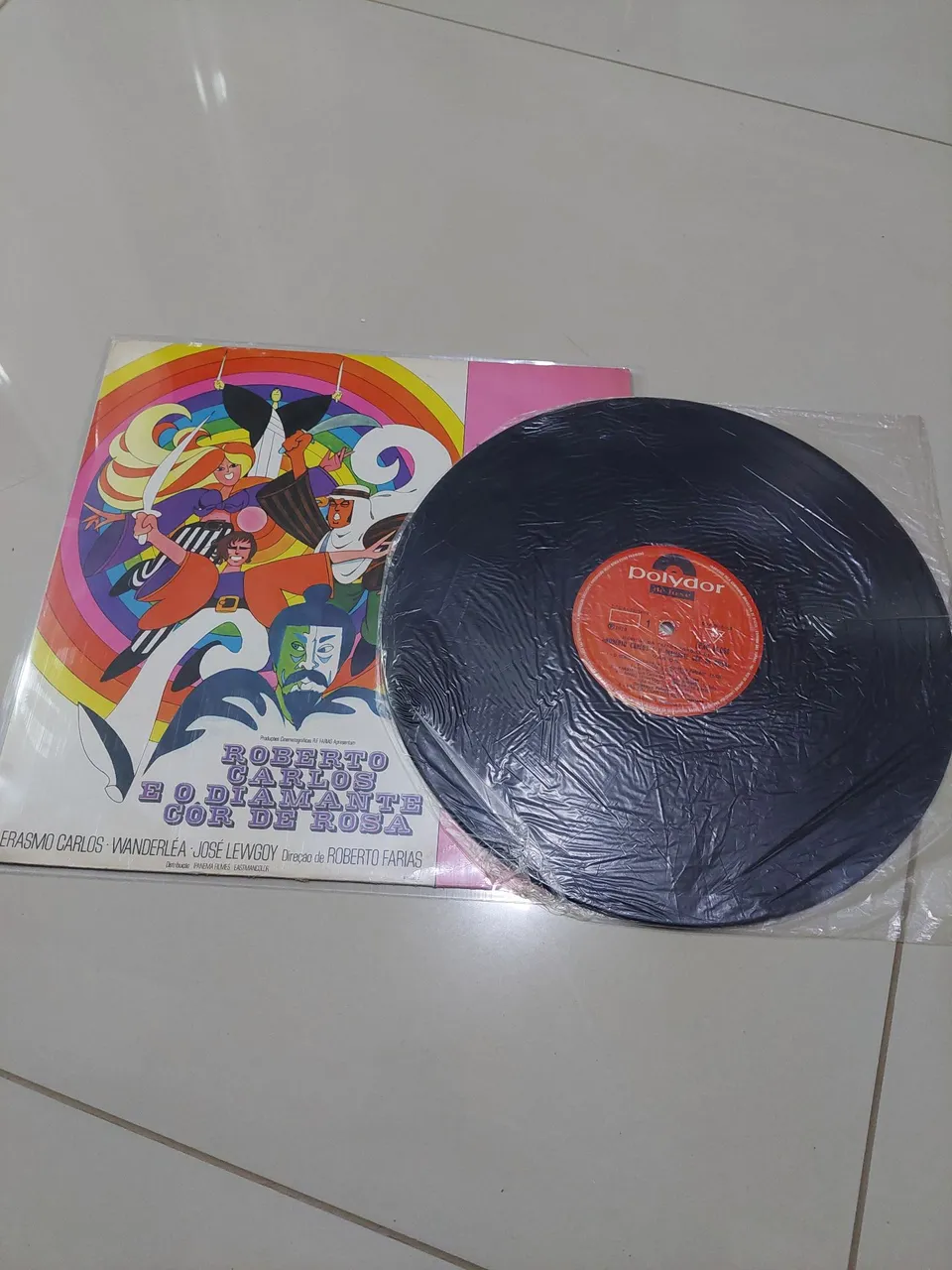 Disco de Vinil Roberto Carlos e o Diamante Cor de Rosa