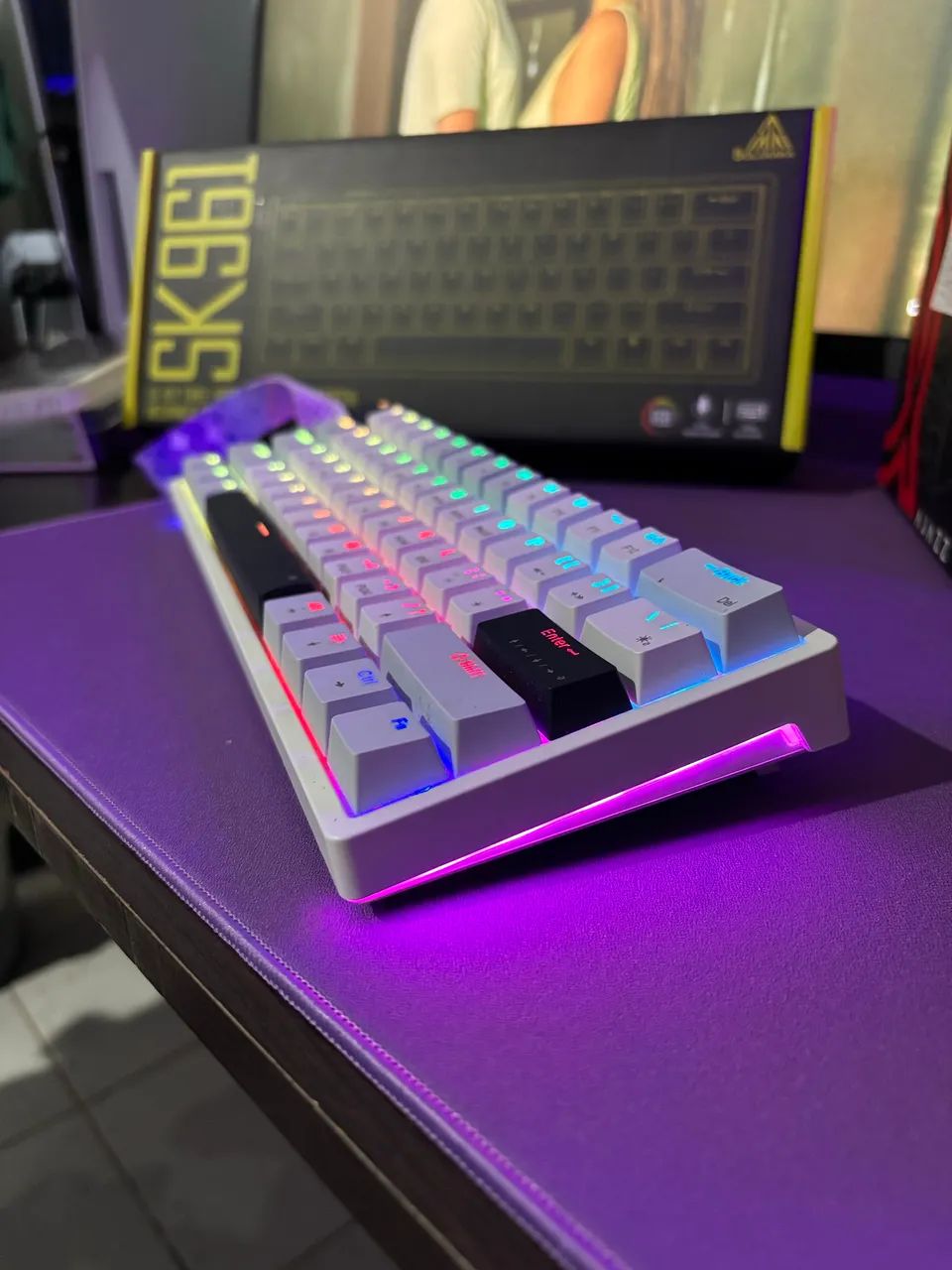 Teclado gamer sem fio SOLAKAKA64341172291713121