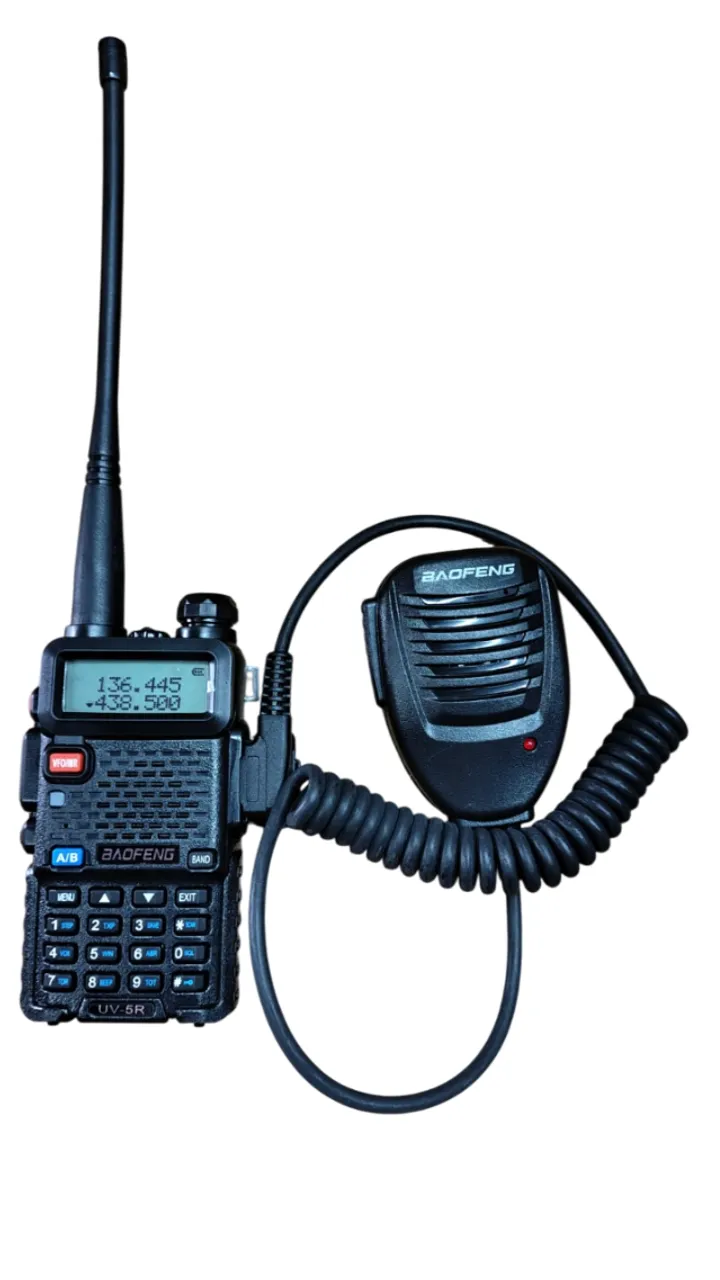 Microfone Mini Ptt Para Radio Baofeng 5r 6r 777s