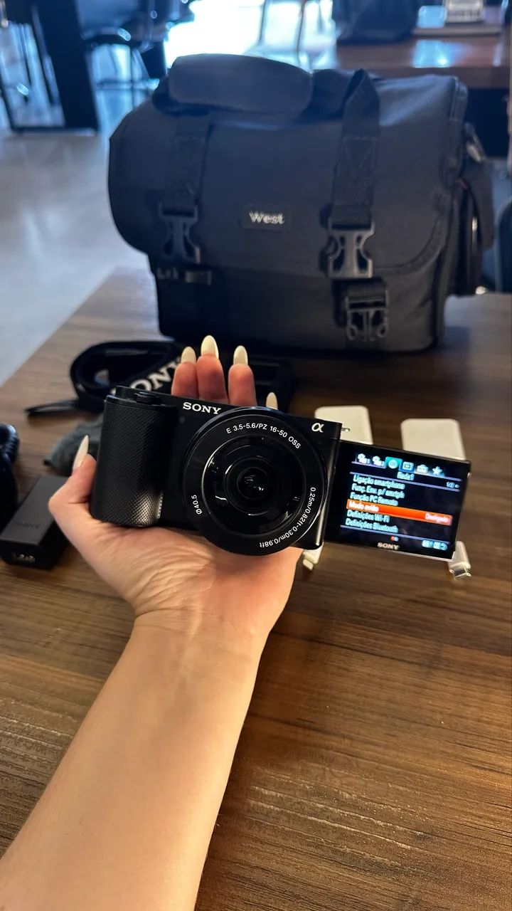 Sony zve10 + lente do kit 16-50mm  - Foto 5