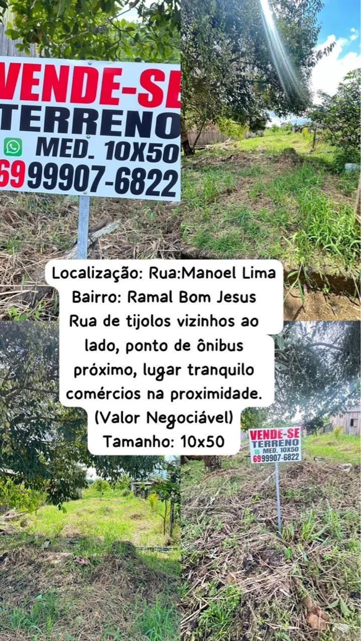 Terreno 10x50 - Vila Acre, Ramal Bom Jesus - Foto 2