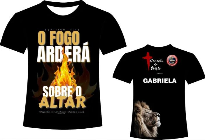 camisas de igrejas 