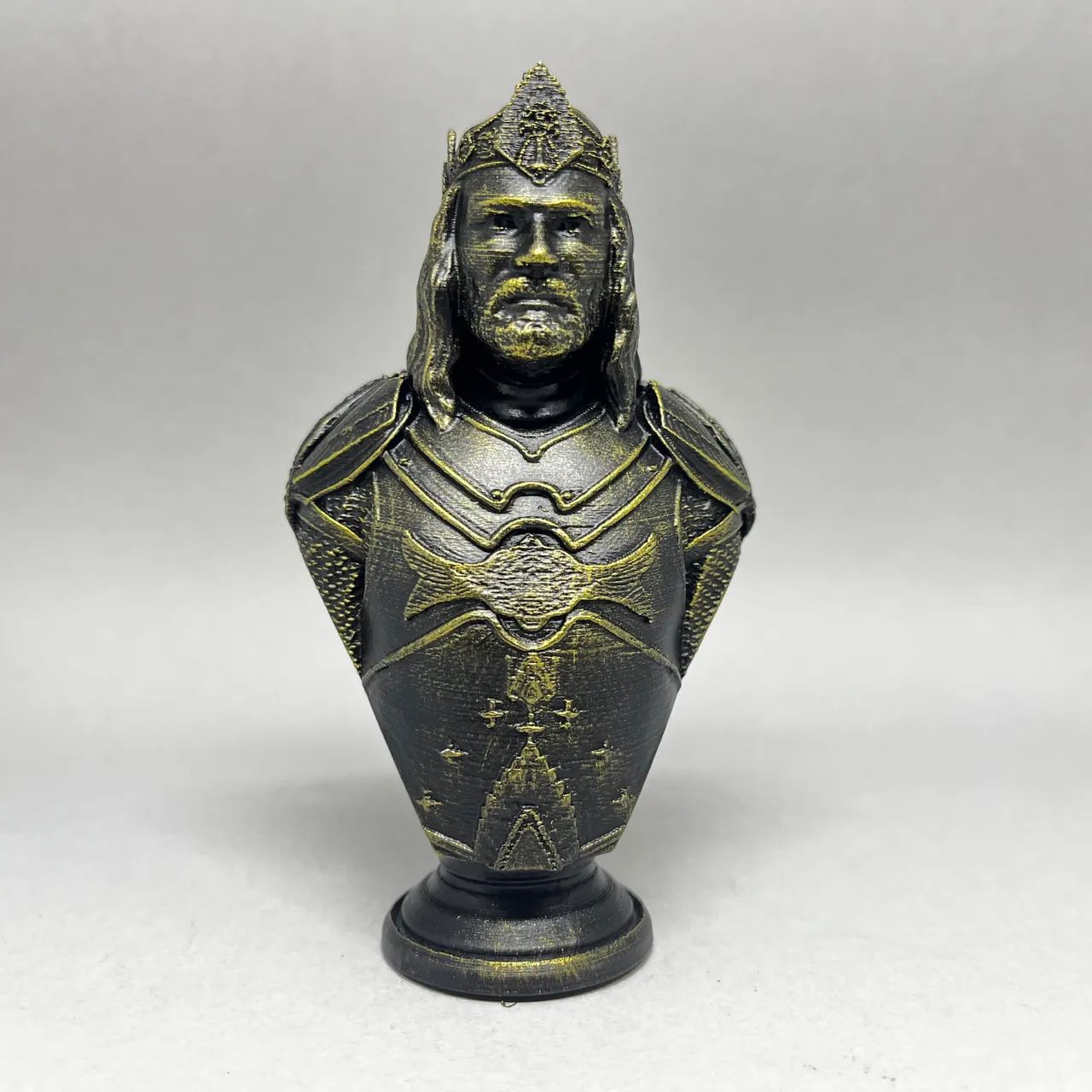 Busto Aragorn Senhor dos Anéis Impressão 3D
