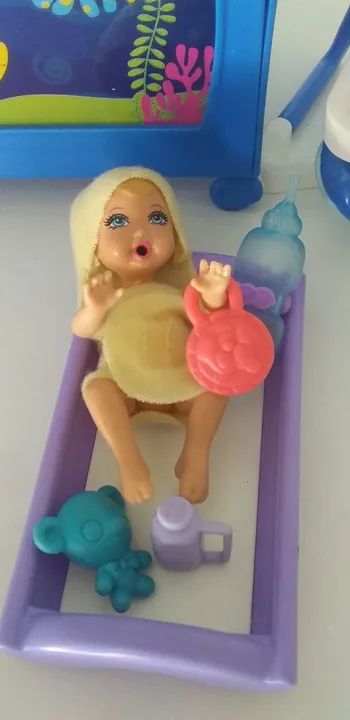 Barbie kit quarto do bebê mattel original  - Foto 5