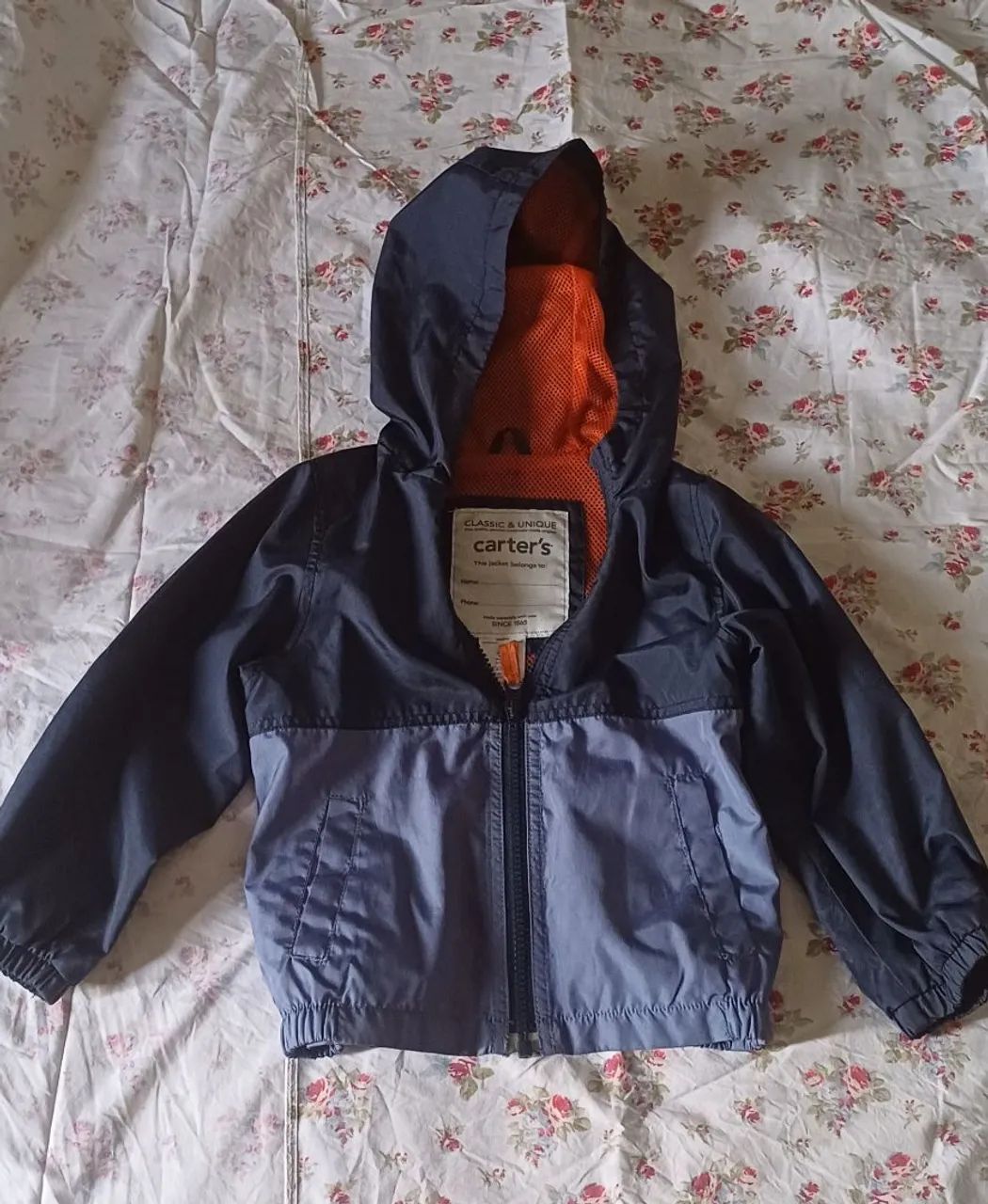 Jaqueta corta vento azul  Carter's - Foto 4