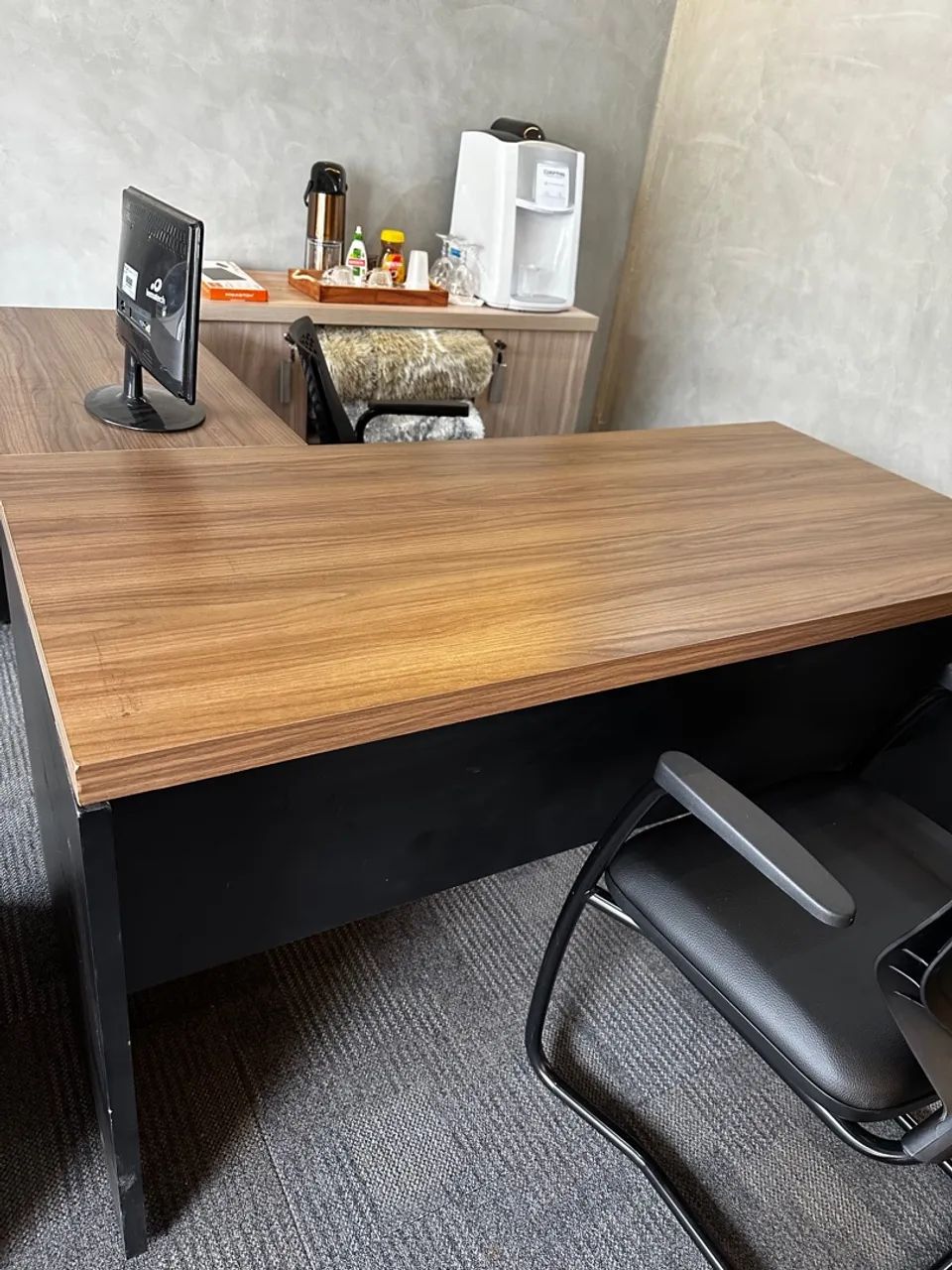 MESA DE CANTO PREMIUM 1.50x1.60 móveis para escritório  - Foto 2