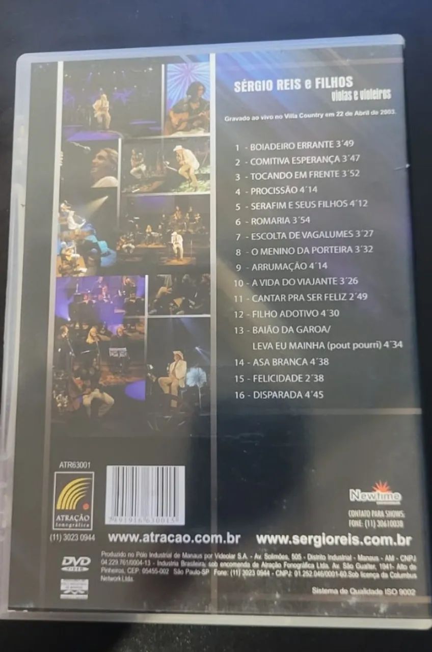 DVD Sérgio Reis e filhos - Violas e violeiros - Foto 3
