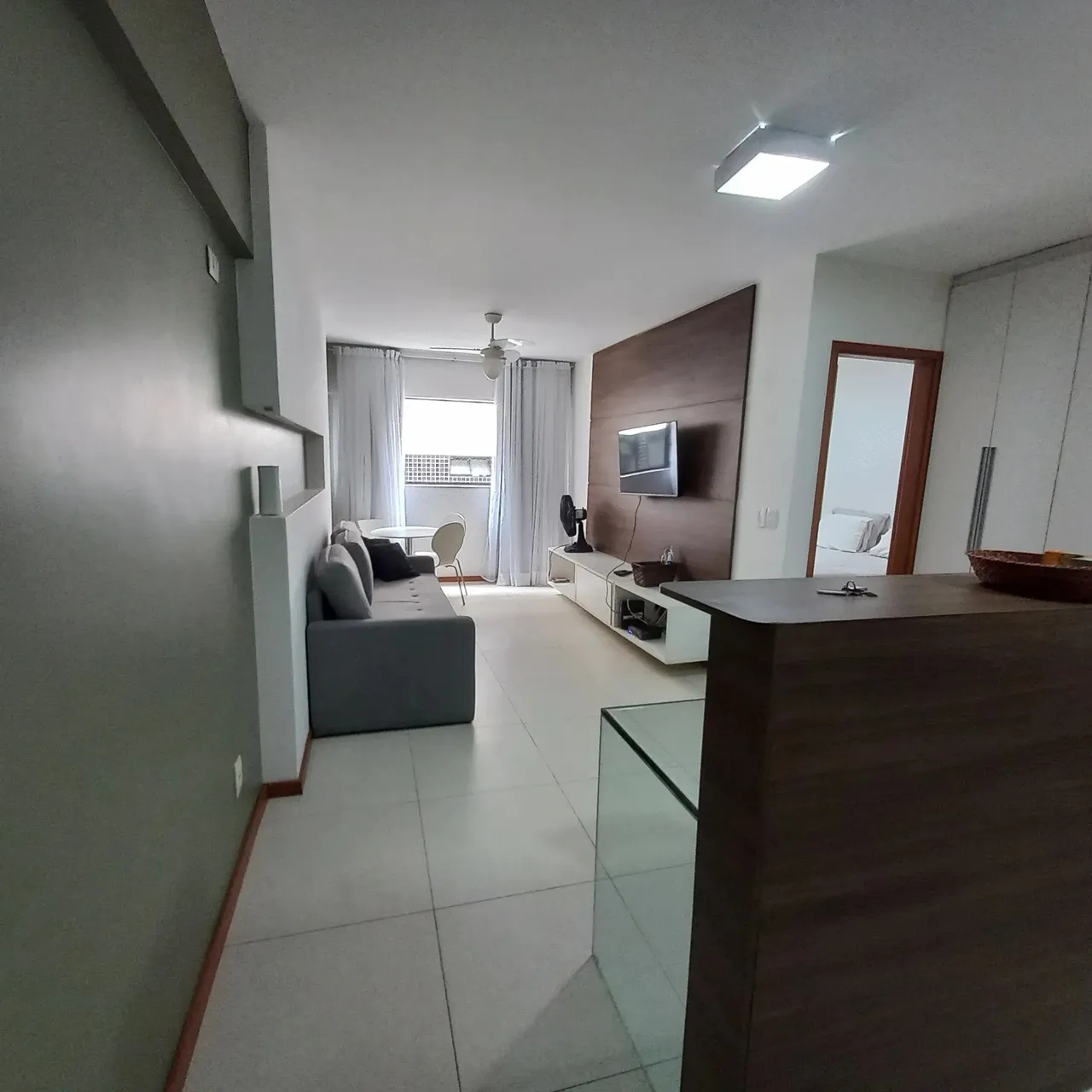 Quarto/Sala mobiliado, 50m², segunda quadra, vista mar, Jatiúca em Jatiúca - Maceió - AL
